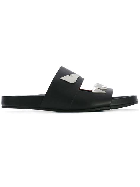 fendi slip on shoes mens|Fendi monster sandals men.